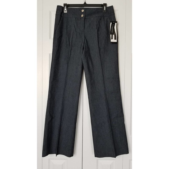 Sandro Pants - Sandro Dark Blue Straight Leg Pants
